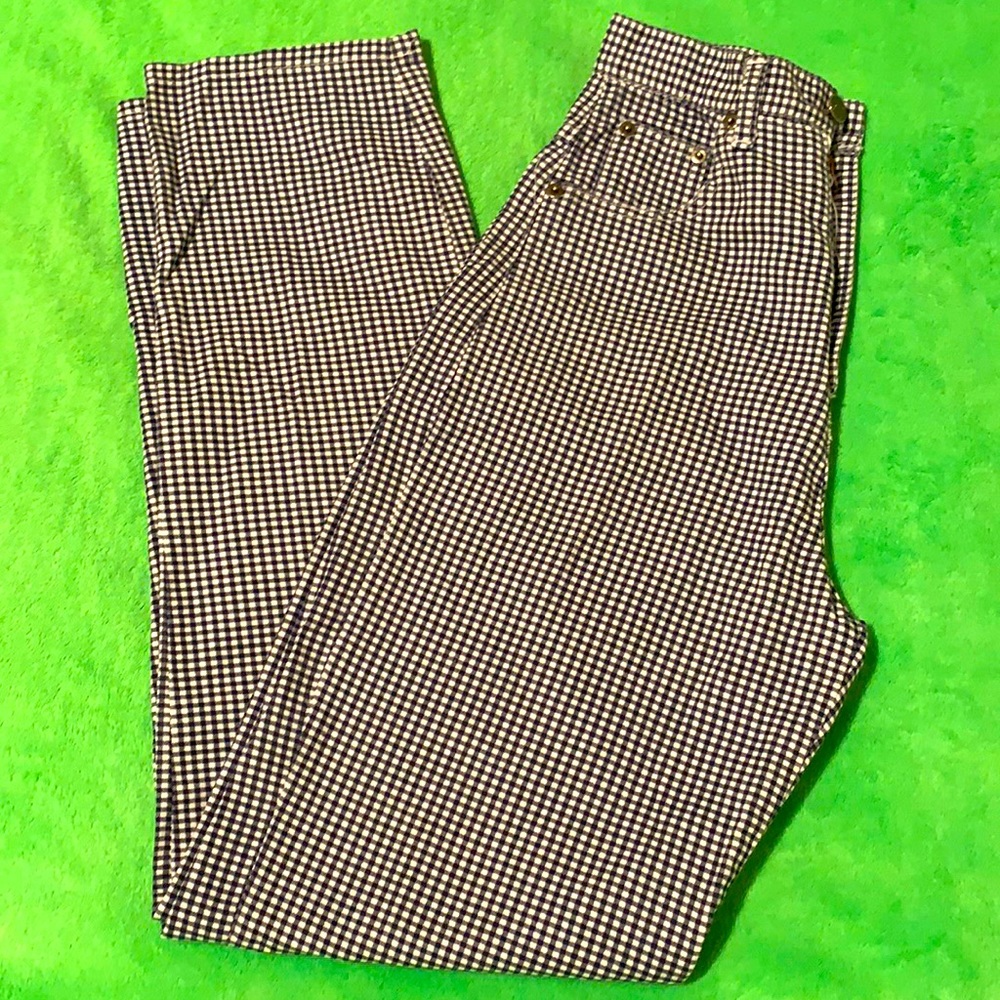 Vintage ♥️Santa fe blues♥️high waist fashionable 100%cotton 5 pockets pants